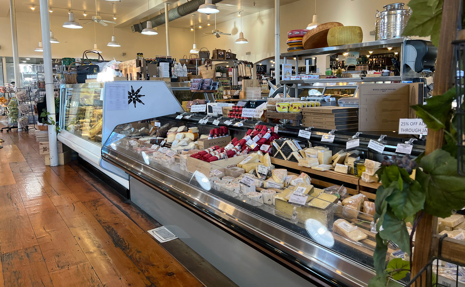 cheese and charcuterie at Gary's Marketplace