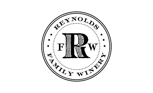 Reynolds Family Winery circular black and white logo